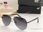 Knockoff Mont Blanc Sunglasses MB871 Gray-coloured Metal Leg with Box